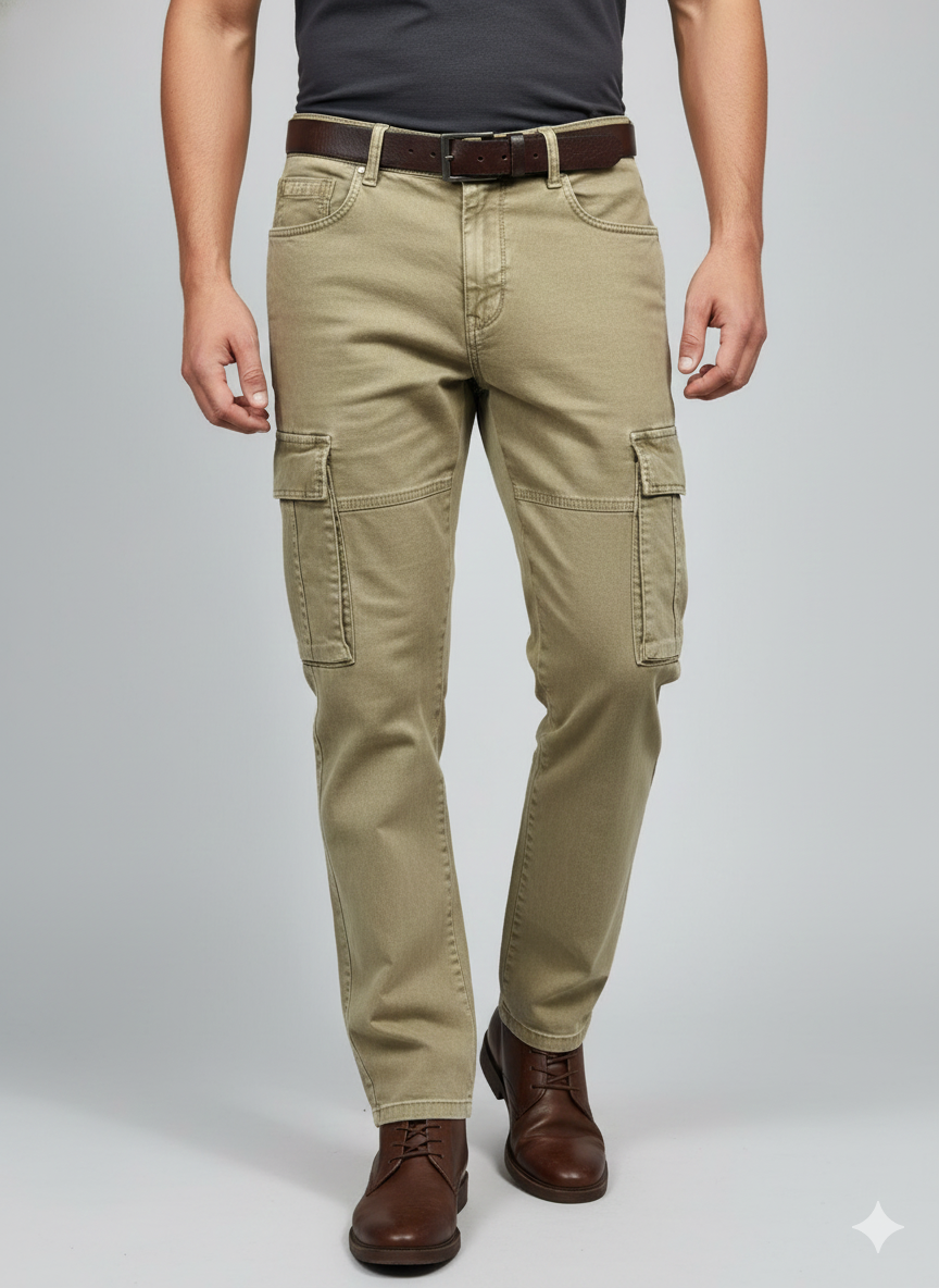 Khaki Cargo Pants