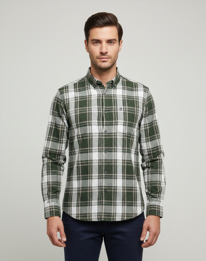 Zeris Checks Casual Shirt