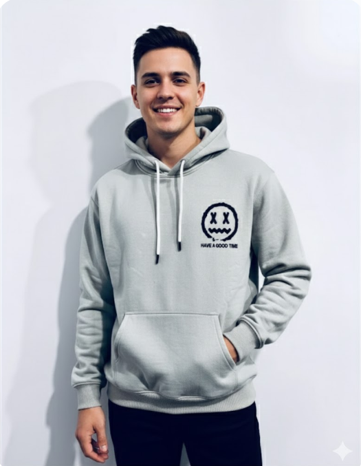 Men's "Have a Good Time" Graphic Pullover Hoodie