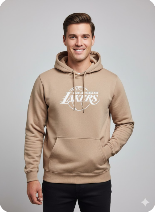 Los Angeles Lakers Logo Graphic Fleece Hoodie